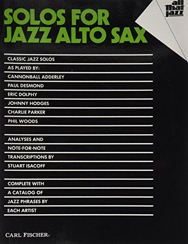 SOLOS FOR JAZZ ALTO SAX