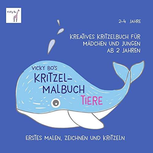 Kritzel-Malbuch ab 2 Jahre - Tiere