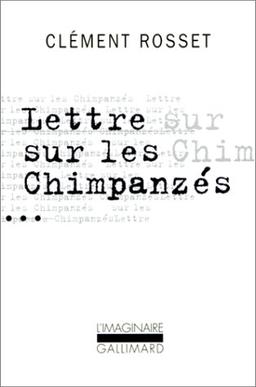 Lettres sur les chimpanzés : plaidoyer pour une humanité totale. Essai sur Teilhard de Chardin