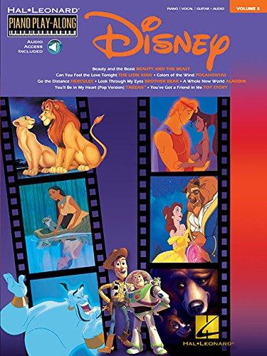 Piano Play-Along Volume 5 Disney Pvg Pf Book/Cd (Hal Leonard Piano Play-Along)