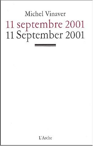 11 septembre 2001 : livret. 11 september 2001 : libretto