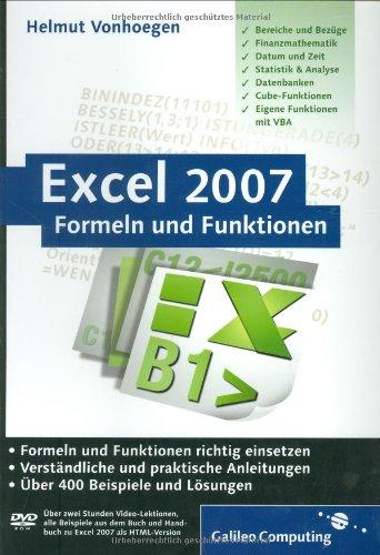 Excel 2007 - Formeln und Funktionen (Galileo Computing)