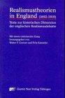 Realismustheorien in England (1692-1919): Texte zur historischen Dimension der englischen Realismusdebatte