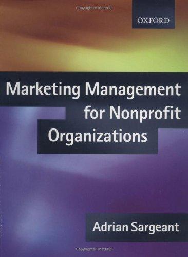 Marketing Management for Nonprofit Organizations