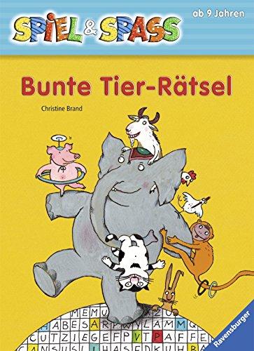 Bunte Tier-Rätsel (Spiel & Spaß)