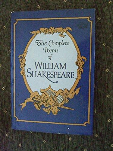 Complete Poems of William Shakespeare