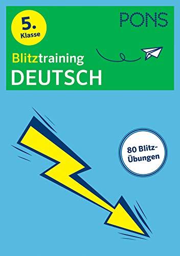 PONS Blitztraining Deutsch 5. Klasse: Blitzschnell kapiert - Der Übungsblock für zwischendurch