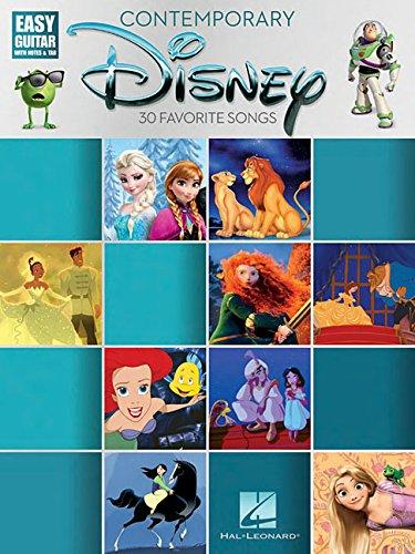 Contemporary Disney: Easy Guitar With Notes And Tab: Noten, Sammelband, Tabulatur für Gitarre