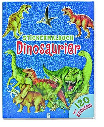 Stickermalbuch Dinosaurier