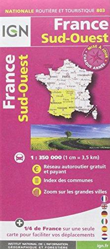 France Sud-Ouest 2015. 1 : 350 000