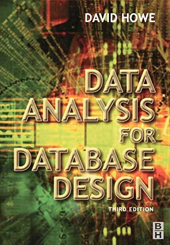 Data Analysis for Database Design