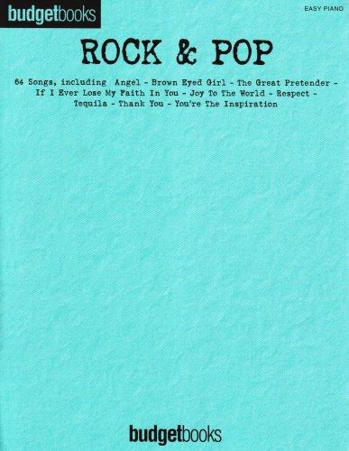 Budgetbooks: Rock And Pop (Easy Piano): Easy Piano Songbook