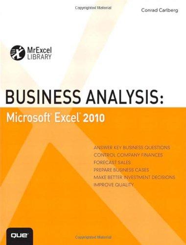 Business Analysis: Microsoft Excel 2010 (MrExcel Library)