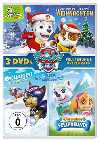 Paw Patrol: Die Paw Patrol rettet Weihnachten, Paw Patrol: Rettungen im Winter & Paw Patrol: Ein neuer Fellfreund! (DVD)