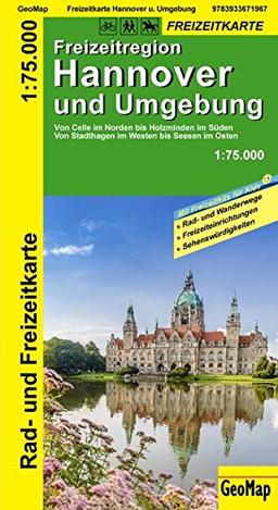 Radwanderkarte Hannover und Umgebung 1:75 000 (Geo Map)