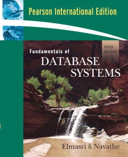 Fundamentals of Database Systems