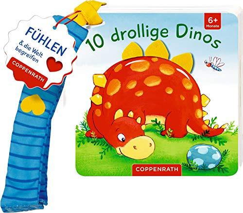 Mein erstes Fühl-Buch für den Buggy: 10 drollige Dinos: Fühlen und die Welt begreifen