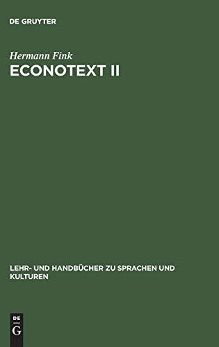 EconoTexts, Bd.2 (Lehr- und Handbücher zu Sprachen und Kulturen)