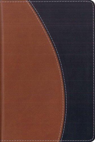 Holy Bible: New International Version, Tan/black, Italian Duo-tone, Compact Thinline Bible