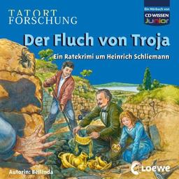 CD WISSEN Junior - TATORT FORSCHUNG - Der Fluch von Troja. Ein Ratekrimi um Heinrich Schliemann, 2 CDs