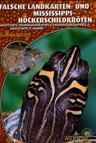 Falsche Landkarten- und Mississippi-Höckerschildkröten