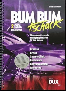 Bum Bum tschack für Schlagzeug inkl. 2 CDs