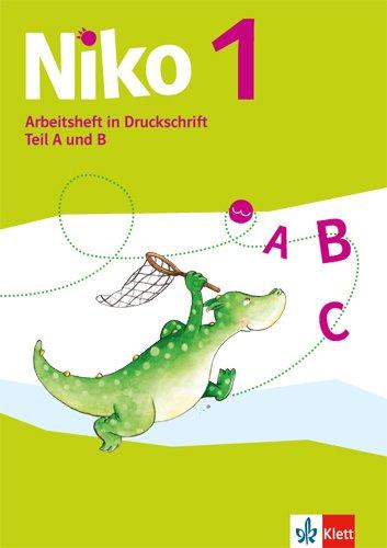 Niko / Arbeitshefte Druckschrift Teil A+B und Schreibtabelle 1. Schuljahr