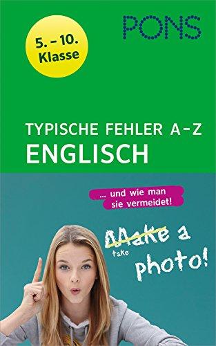 PONS Typische Fehler A bis Z Englisch