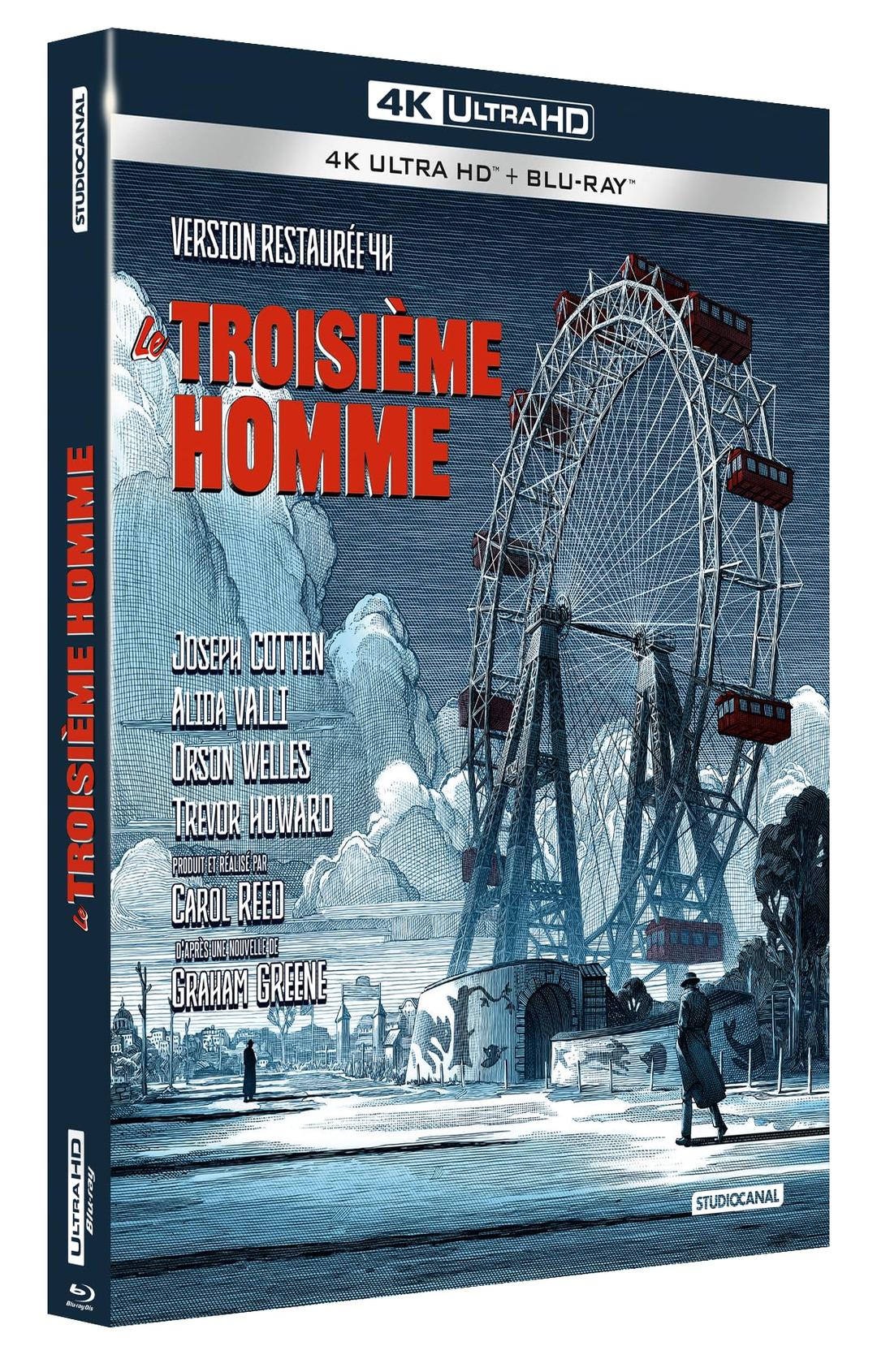 Le troisième homme 4k ultra hd [Blu-ray] [FR Import]