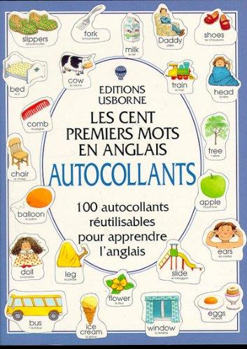 LES CENT PREMIERS MOTS EN ANGLAIS AUTOCOLLANTS