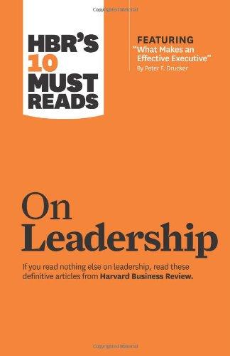 HBR's 10 Must Reads on Leadership