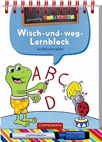 Wisch-und-weg-Lernblock: Großbuchstaben (Lernerfolg Vorschule)