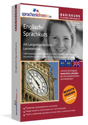 Sprachenlernen24.de Englisch-Basis-Sprachkurs: PC CD-ROM für Windows/Linux/Mac OS X + MP3-Audio-CD für MP3-Player. Englisch lernen für Anfänger.