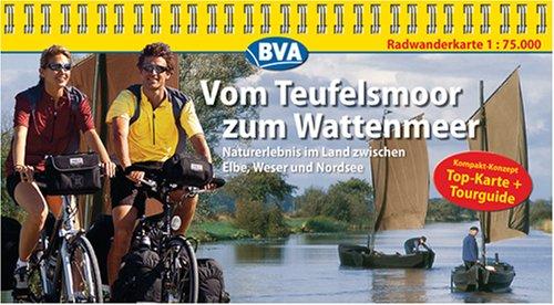 Vom Teufelsmoor zum Wattenmeer, Kompakt-Spiralo, Radwanderkarte 1 : 75 000