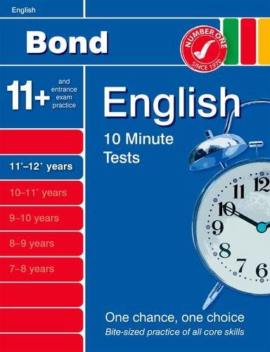 Bond 10 Minute Tests English, 11-12+ Years