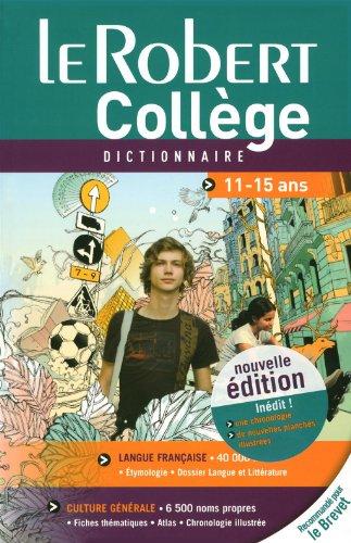 Le Robert collège, dictionnaire 11-15 ans