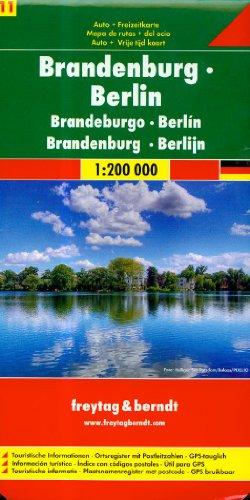 Serie Deutschland: Freytag Berndt Autokarten, Blatt 11, Brandenburg - Berlin - Maßstab 1:200.000