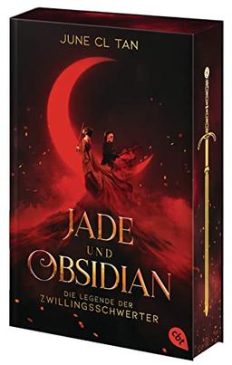 Jade und Obsidian - Die Legende der Zwillingsschwerter: Atmosphärischer Fantasy-Schmöker voll packender Kampfszenen und verbotener Liebe. Mit wunderschönem Farbschnitt in limitierter Auflage