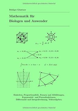 Mathematik für Biologen und Anwender