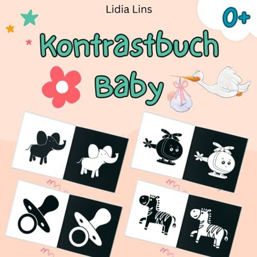 Kontrastbuch Baby: Schwarz Weiß Buch Baby - Kontrastkarten Baby - Baby Buch ab 0 Monate (Baby Geschenk, Band 1)