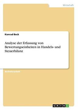 Analyse der Erfassung von Bewertungseinheiten in Handels- und Steuerbilanz