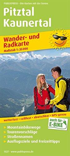 Pitztal, Kaunertal: Wander- und Radkarte mit Ausflugszielen & Freizeittipps, wetterfest, reißfest, abwischbar, GPS-genau. 1:35000 (Wander- und Radkarte / WuRK)