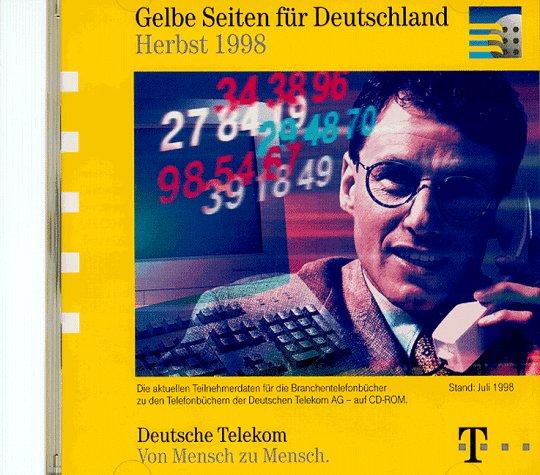 Gelbe Seiten für Deutschland Herbst 98. CD- ROM für Windows 3.1/95/98/ NT, MacOS 7.5