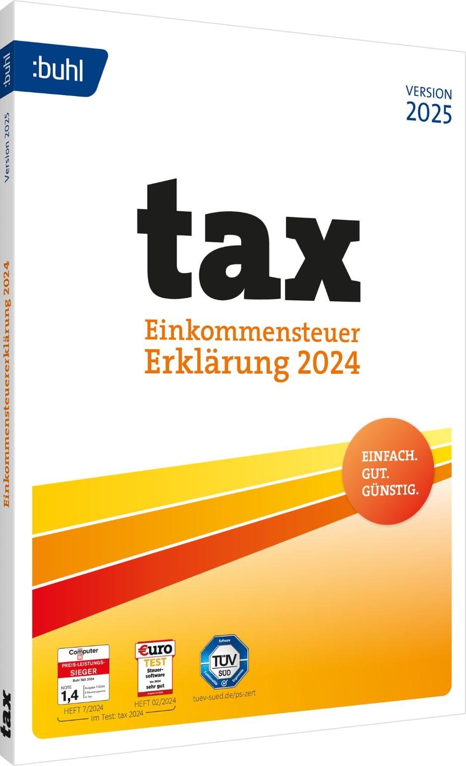 Tax 2025 DVD Box (für Steuerjahr 2024)