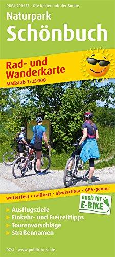 Naturpark Schönbuch: Rad- und Wanderkarte mit Ausflugszielen, Einkehr- & Freizeittipps, Tourenvorschlägen, Straßennamen, wetterfest, reißfest, ... 1:25000 (Rad- und Wanderkarte / RuWK)