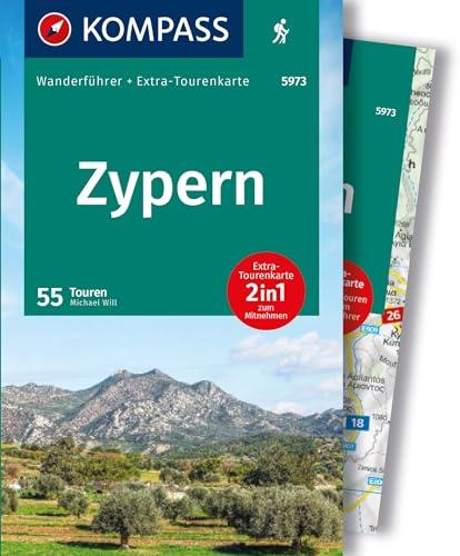 KOMPASS Wanderführer Zypern, 55 Touren mit Extra-Tourenkarte: GPS-Daten zum Download