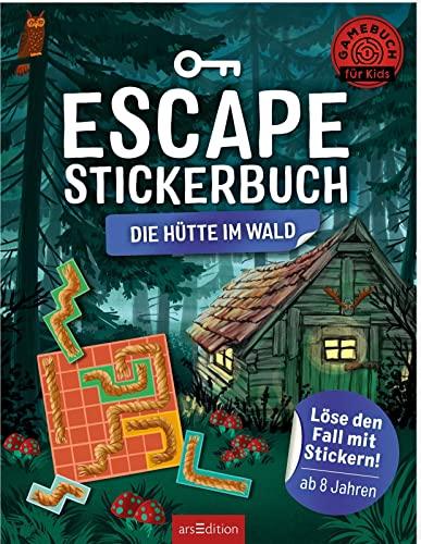 Escape-Stickerbuch - Die Hütte im Wald: Löse den Fall mit Stickern!