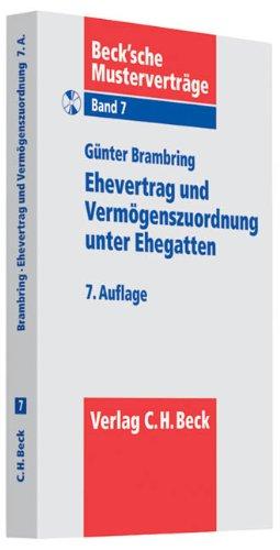 Ehevertrag und Vermögenszuordnung unter Ehegatten