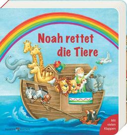 Noah rettet die Tiere (Pappbilderbücher mit Türchen)