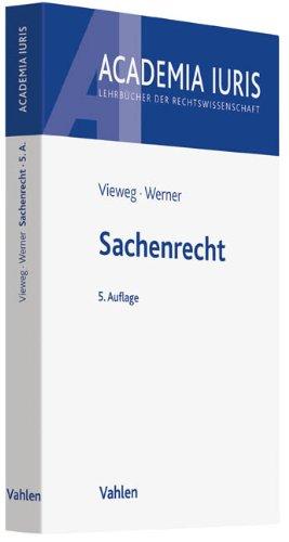 Sachenrecht: Rechtsstand:  März 2011